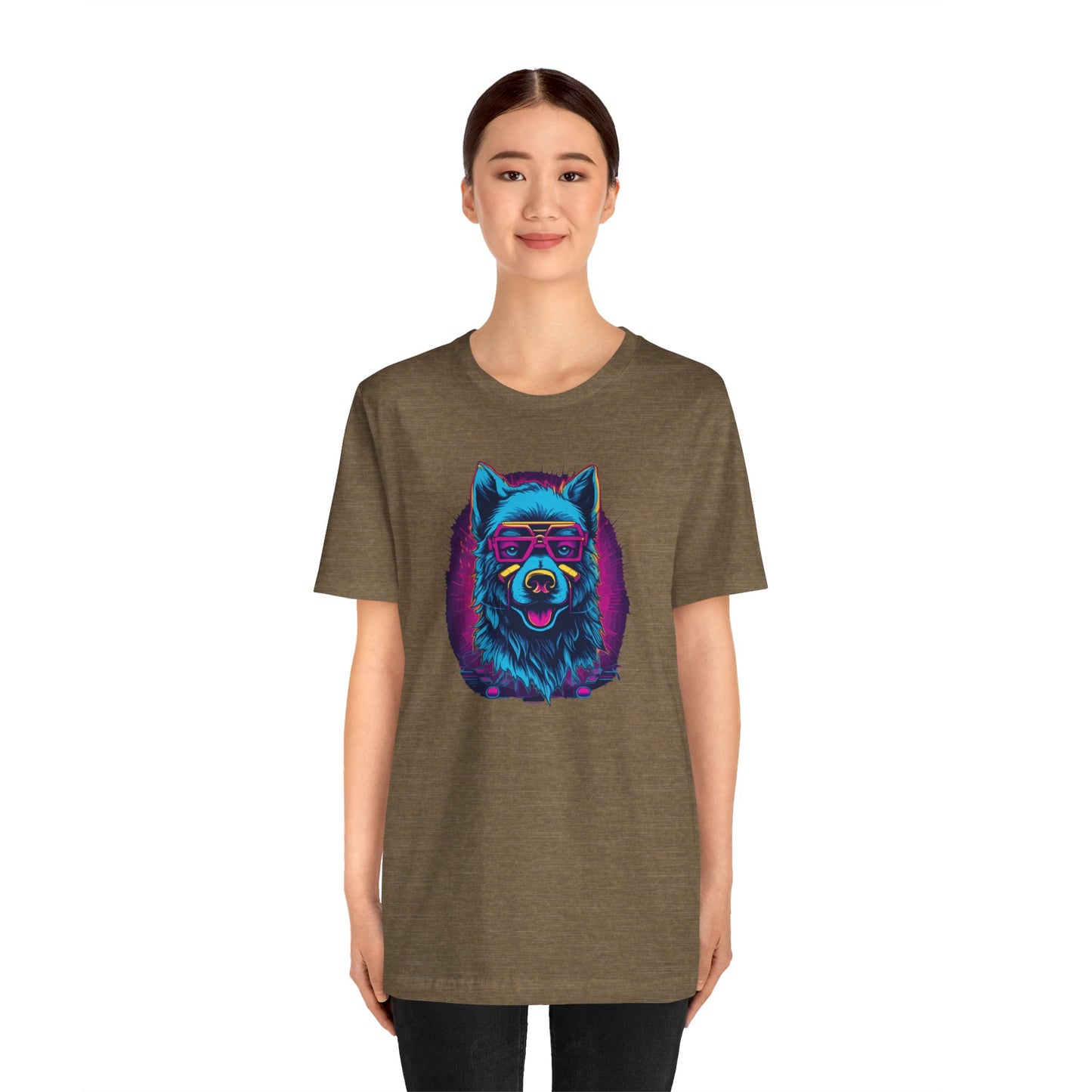 Wisdom in the Cosmos: Celestial Vision of the Cosmic Wolf T-Shirt