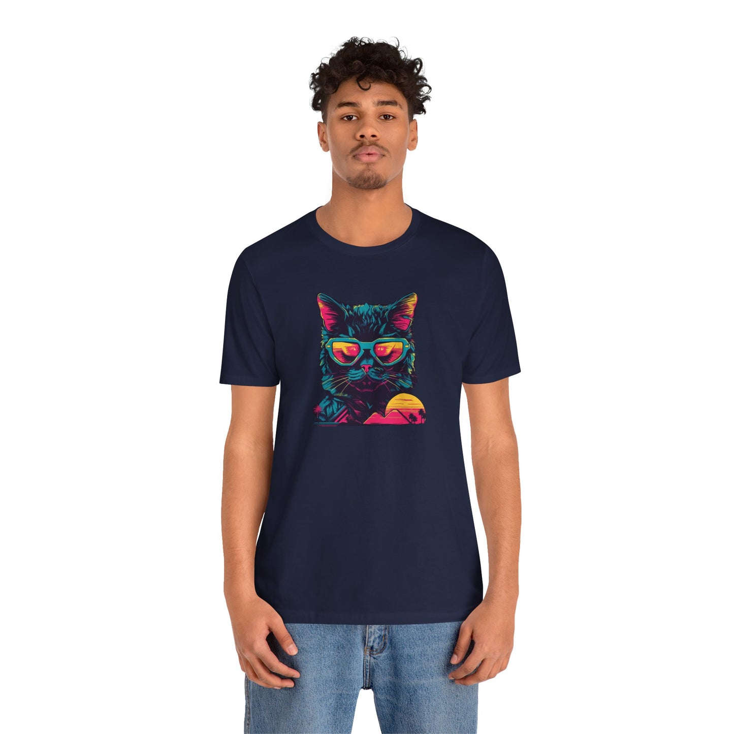 Feline Pharaoh: Shades of Cool in the Desert Sun T-Shirt