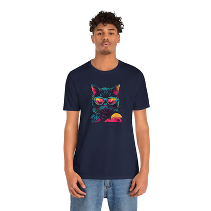 Feline Pharaoh: Shades of Cool in the Desert Sun T-Shirt