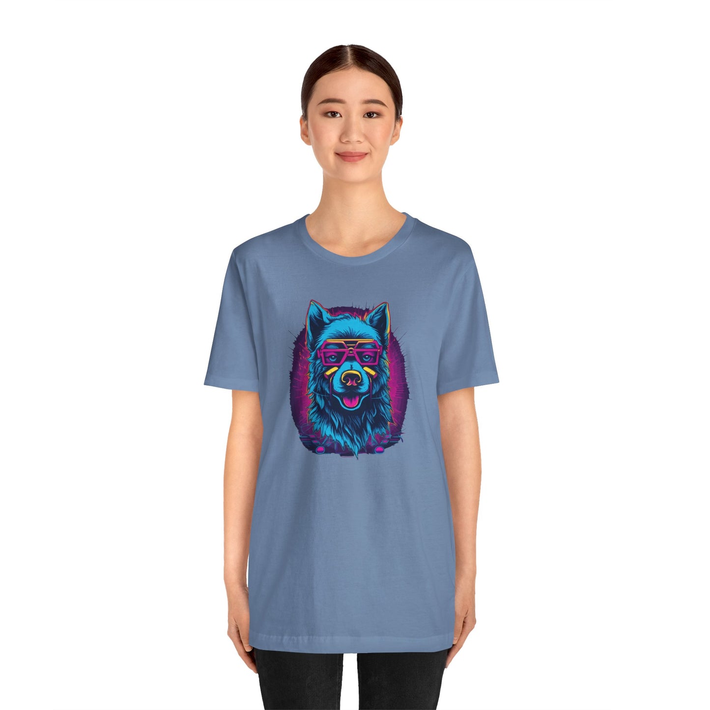 Wisdom in the Cosmos: Celestial Vision of the Cosmic Wolf T-Shirt