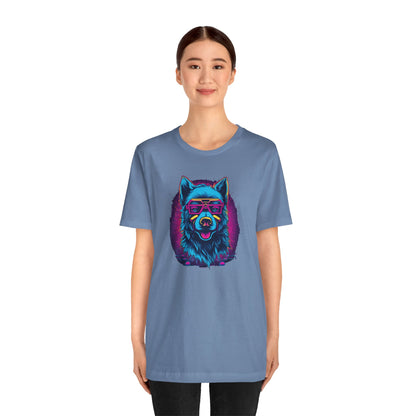 Wisdom in the Cosmos: Celestial Vision of the Cosmic Wolf T-Shirt