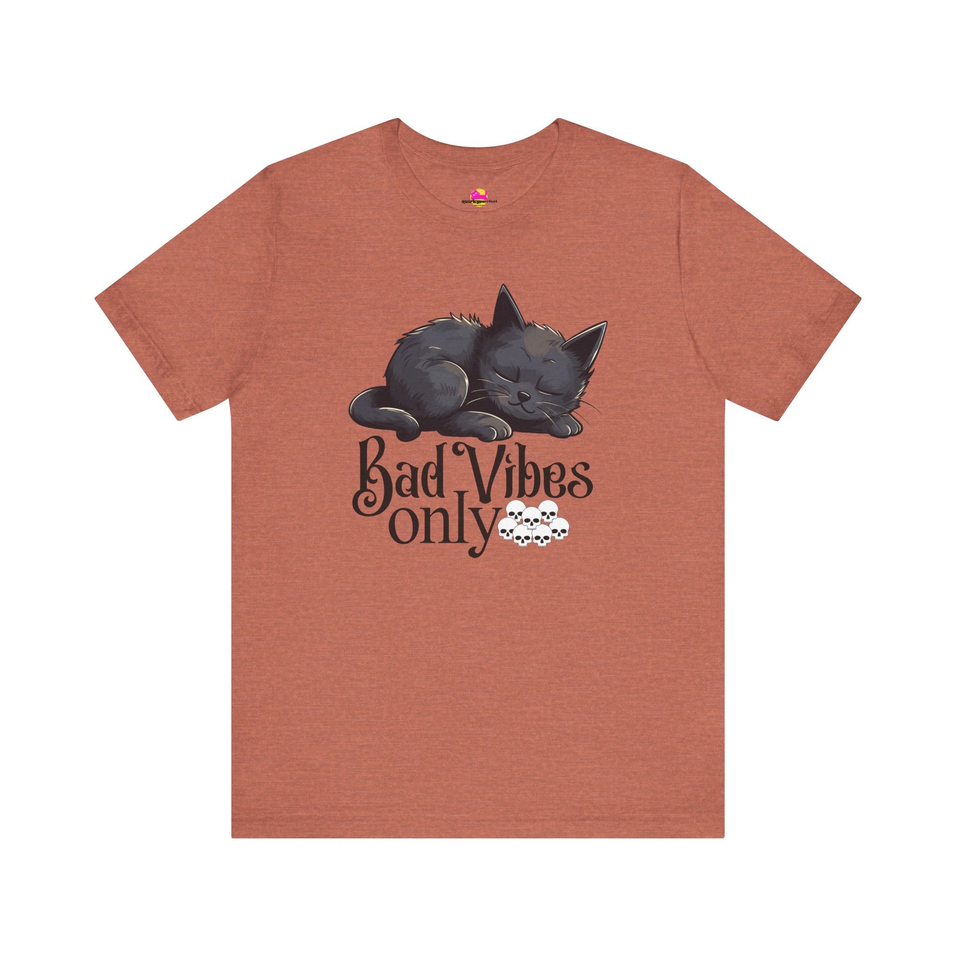 Bad Vibes Only T-Shirt alternate product view 3