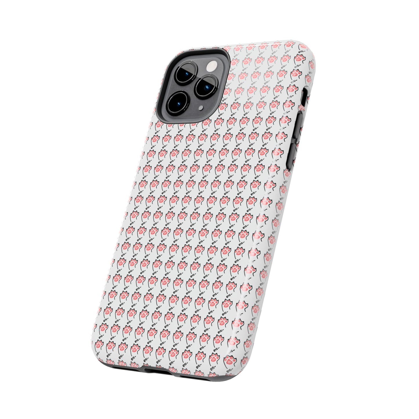 Cute Cat Paw Waving Bye Tough Phone Case