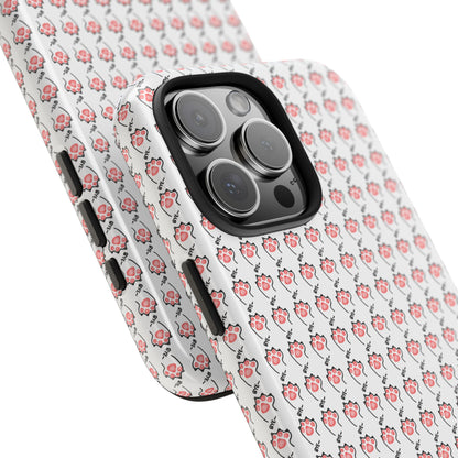 Cute Cat Paw Waving Bye Tough Phone Case