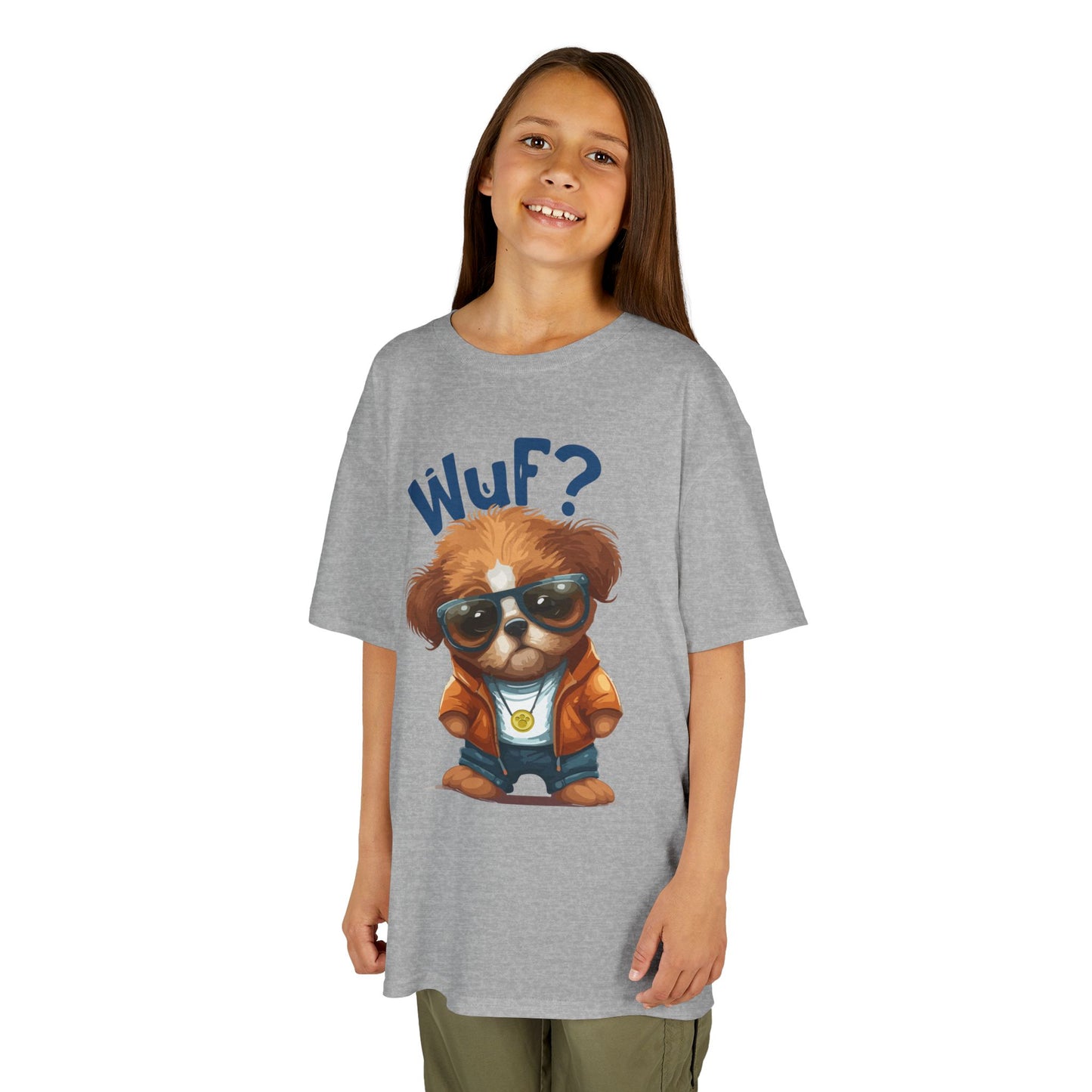 Kids Heavy Cotton™ Tee Wuf?