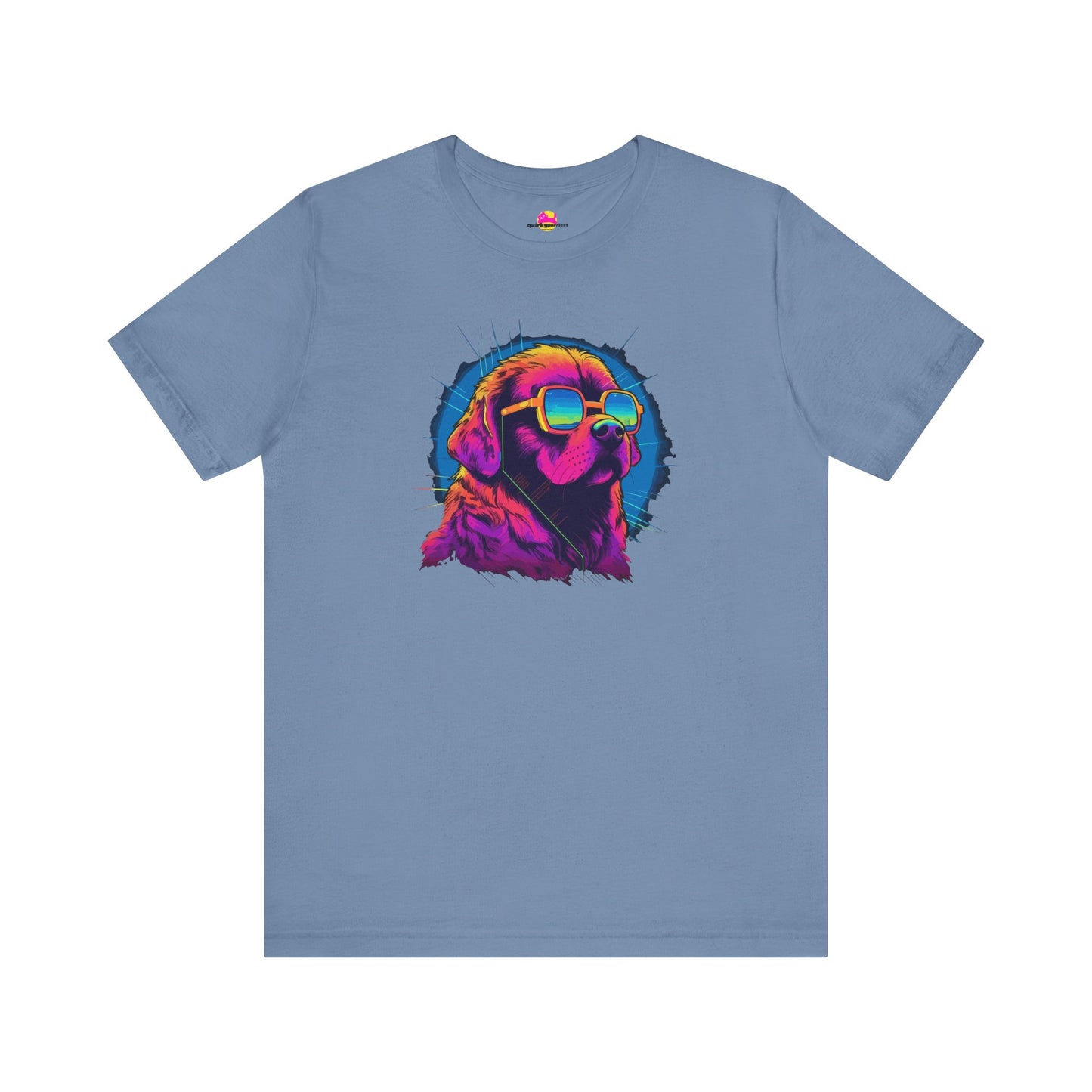Stellar Rescuer: St. Bernard in Cosmic Frames T-Shirt