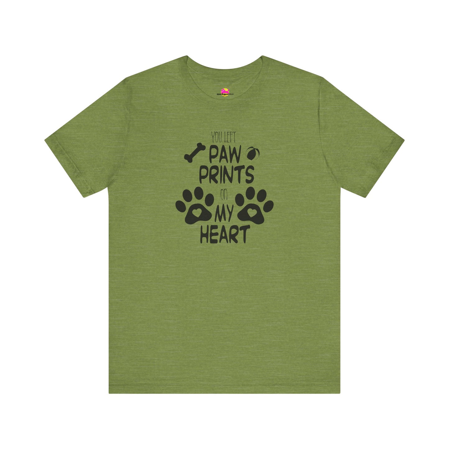 You Left Paw Prints On My Heart T-Shirt