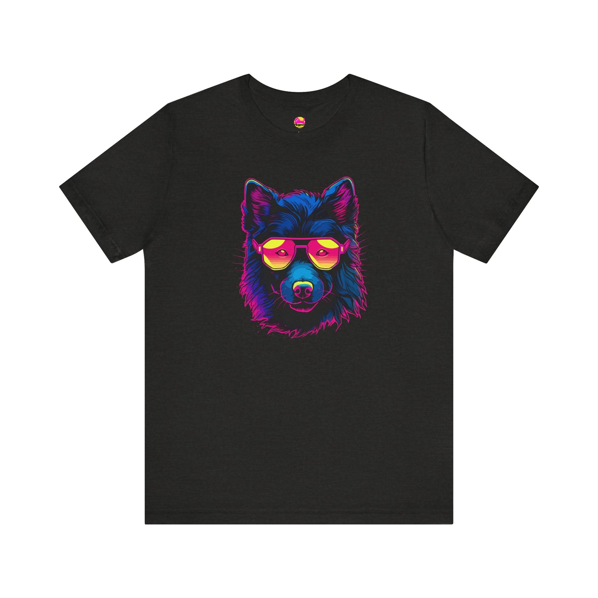 Cosmic Canine Agent Spy Dog on the City Horizon T-Shirt alternate product view 6