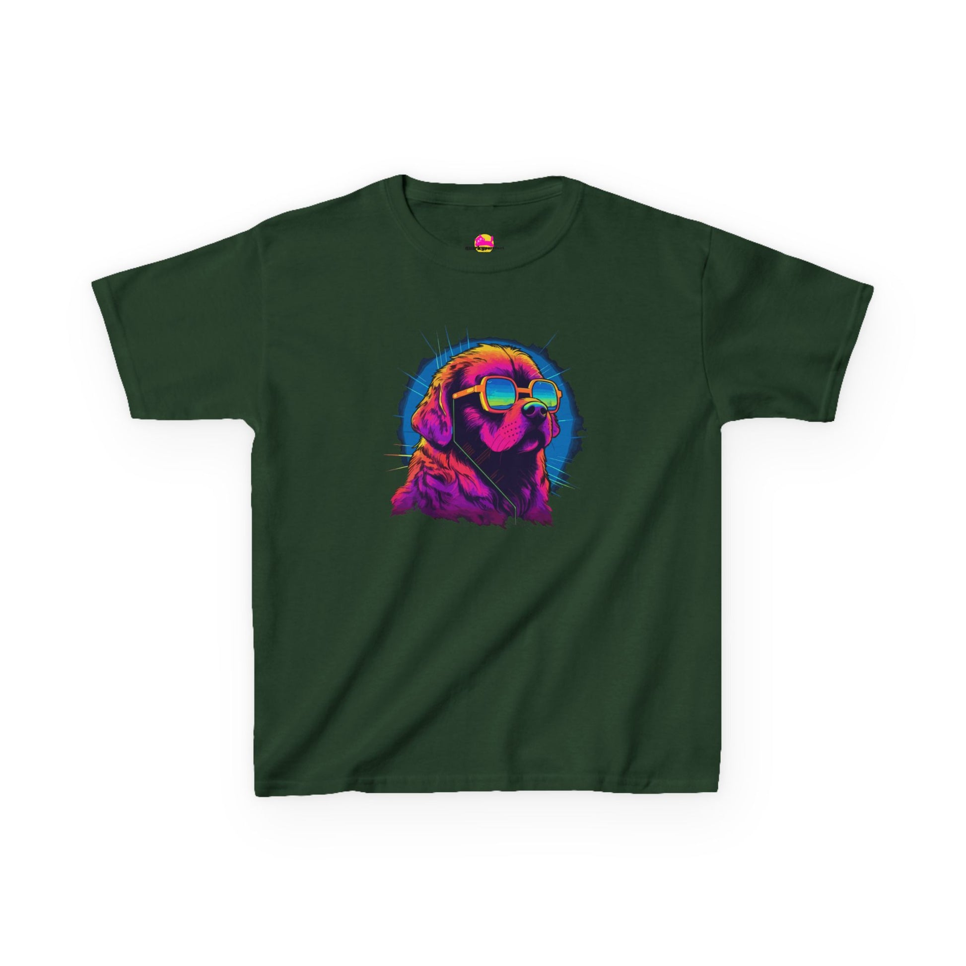 Stellar Rescuer St. Bernard in Cosmic Frames T-Shirt alternate product view 6