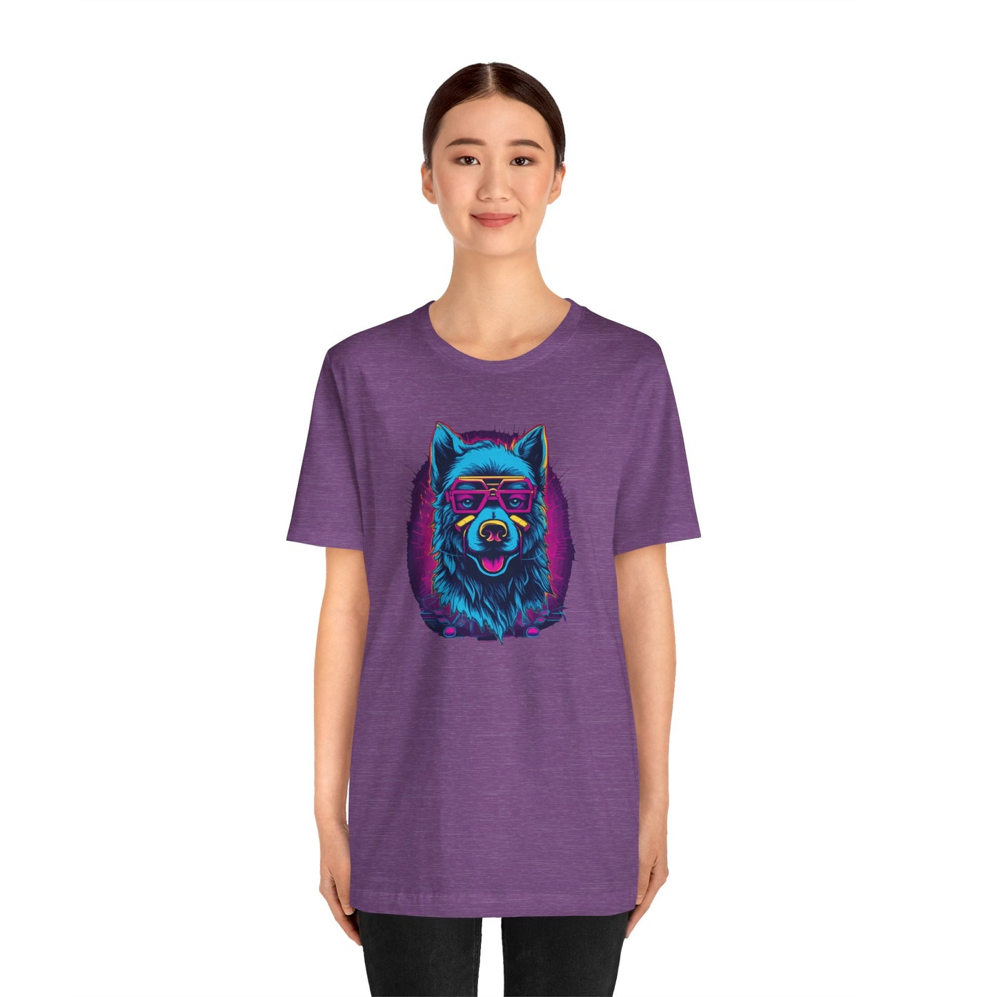 Wisdom in the Cosmos: Celestial Vision of the Cosmic Wolf T-Shirt