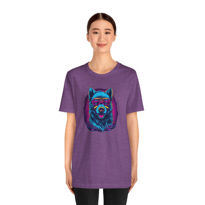 Wisdom in the Cosmos: Celestial Vision of the Cosmic Wolf T-Shirt