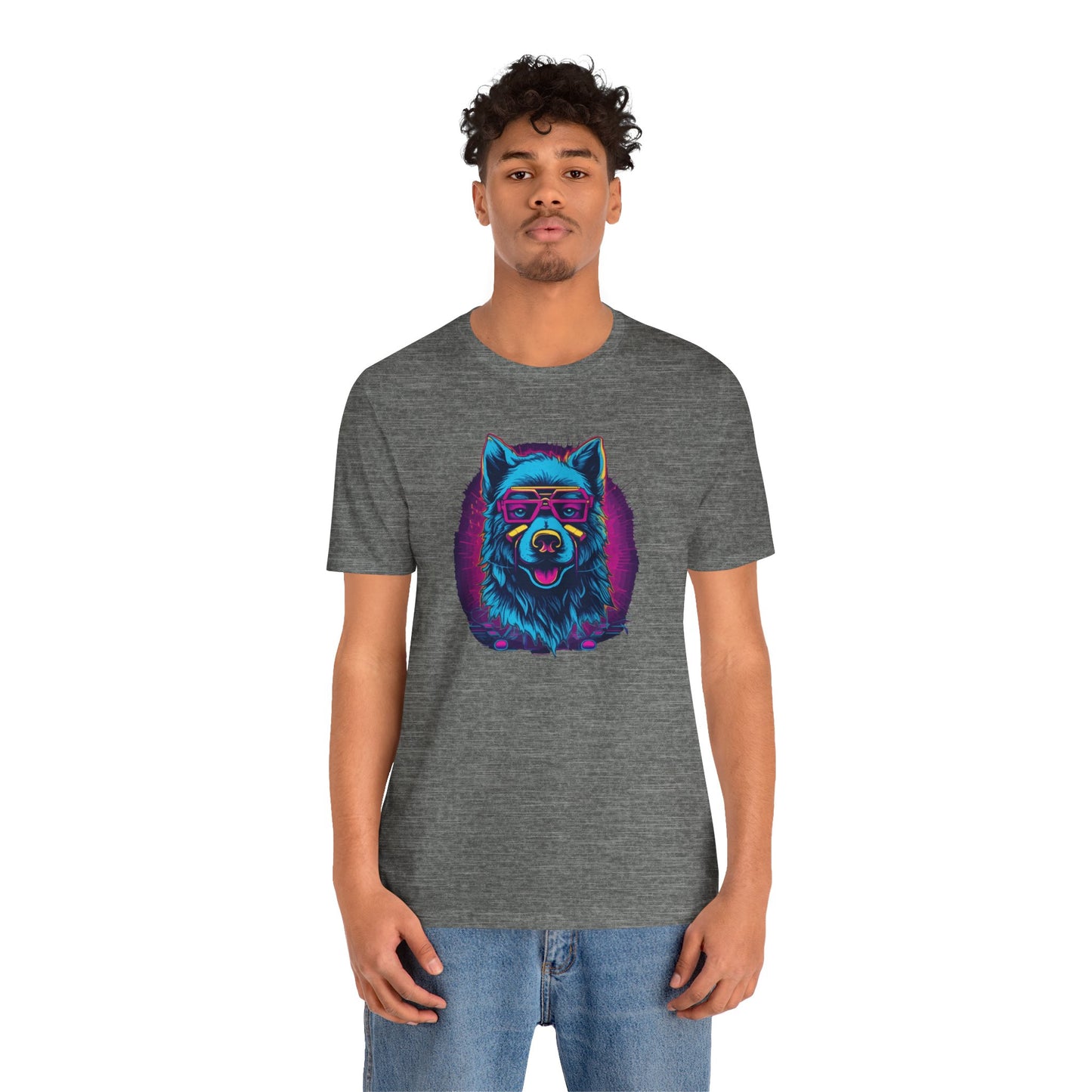 Wisdom in the Cosmos: Celestial Vision of the Cosmic Wolf T-Shirt