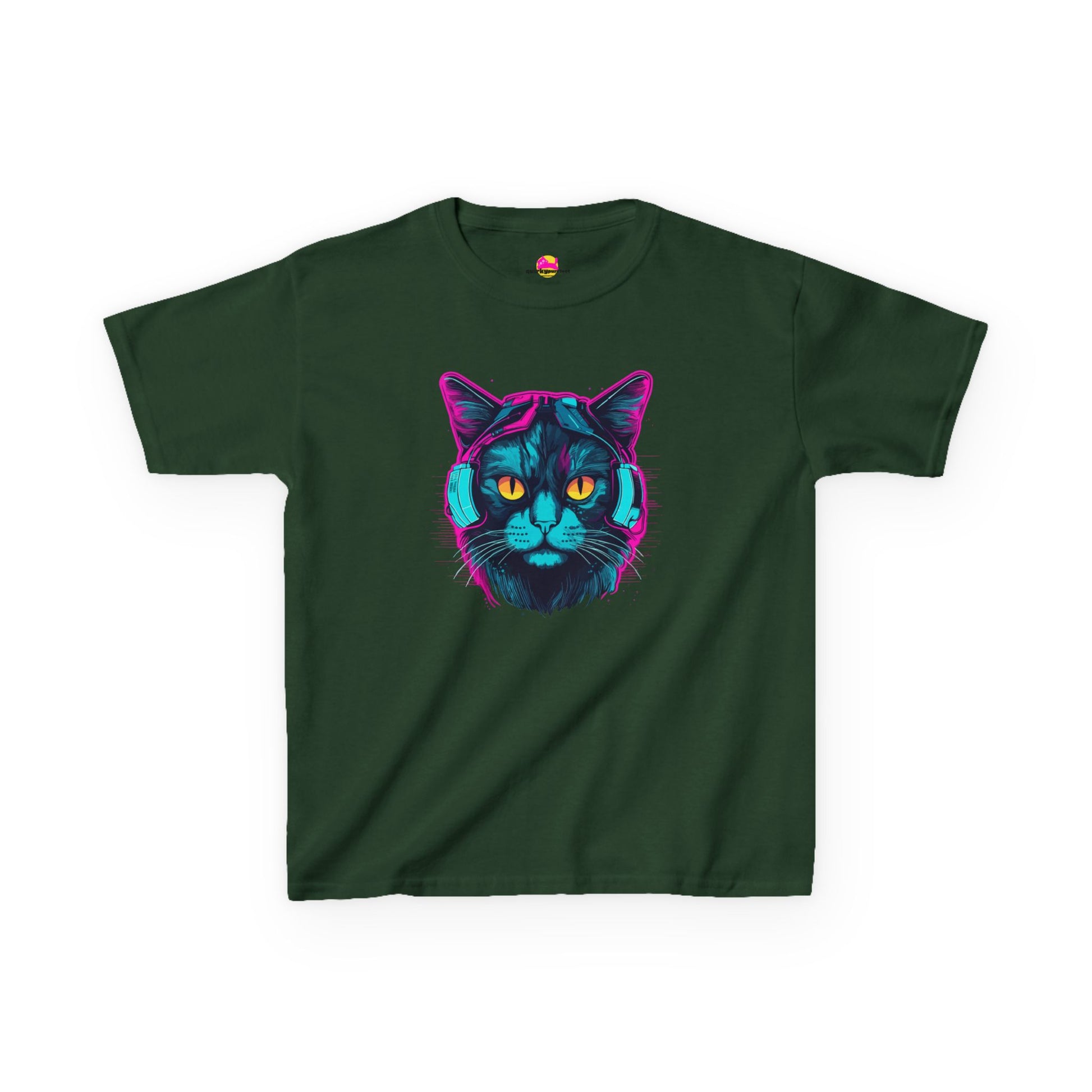 Cosmic Grooves Purrfect Beats in the Feline Universe T-Shirt alternate product view 6