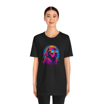 Stellar Rescuer: St. Bernard in Cosmic Frames T-Shirt