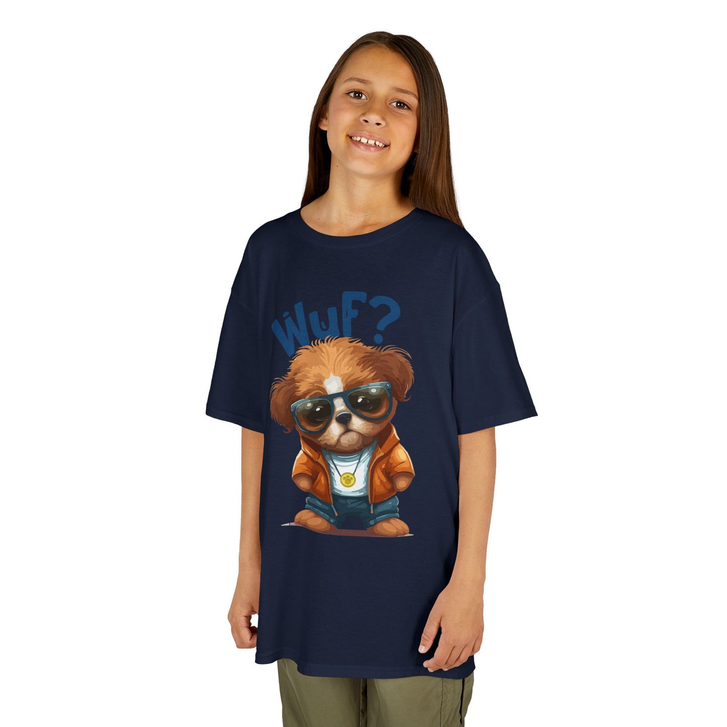 Kids Heavy Cotton™ Tee Wuf?