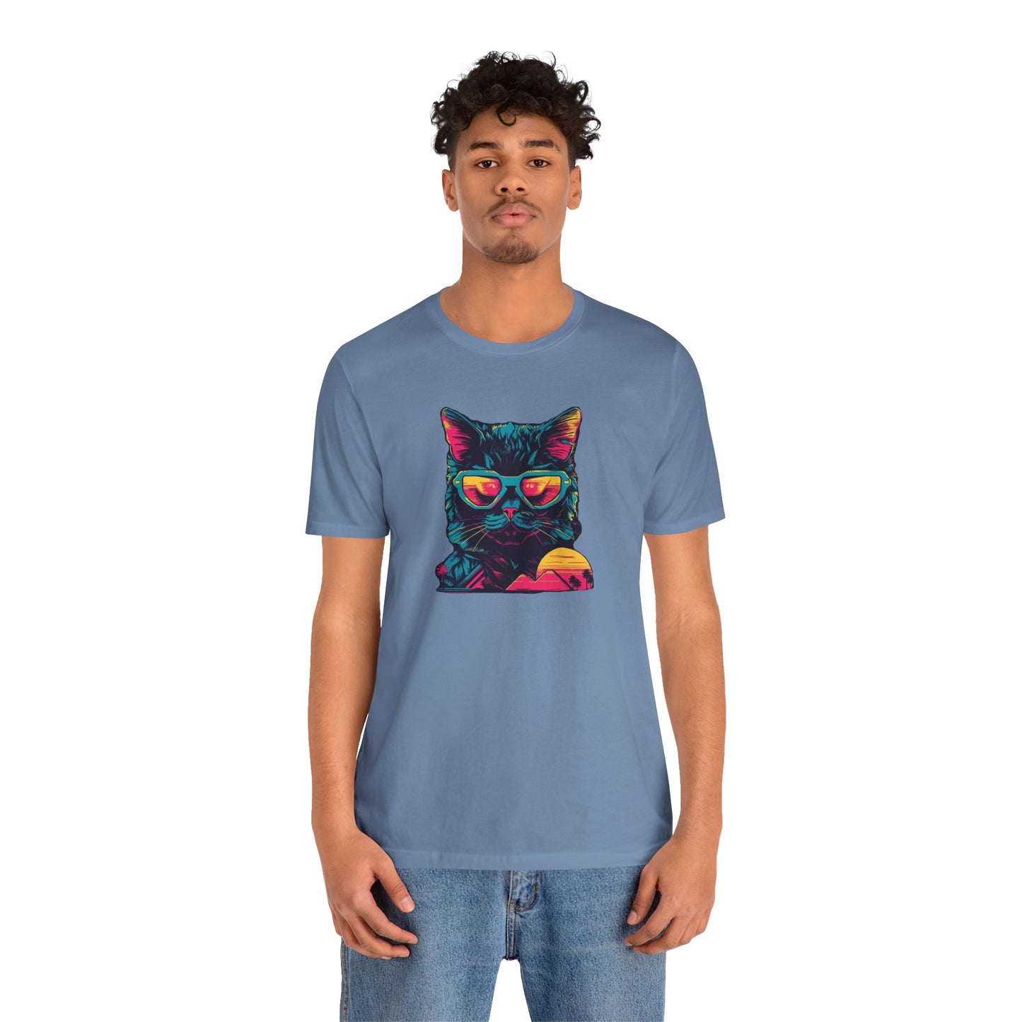 Feline Pharaoh: Shades of Cool in the Desert Sun T-Shirt