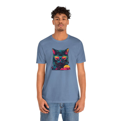 Feline Pharaoh: Shades of Cool in the Desert Sun T-Shirt