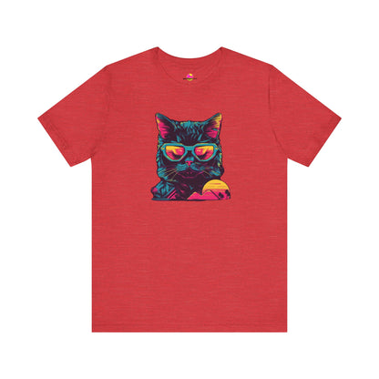 Feline Pharaoh: Shades of Cool in the Desert Sun T-Shirt