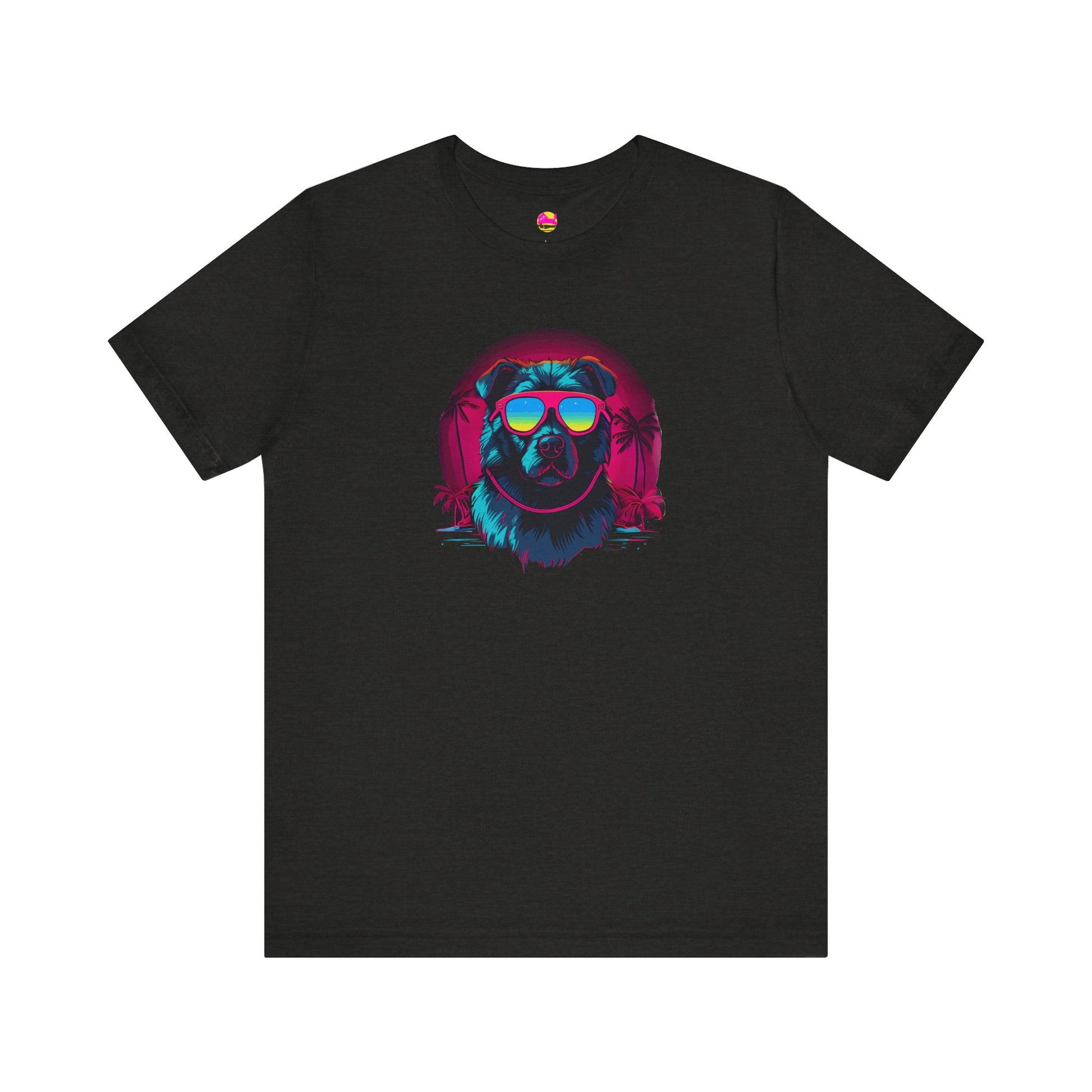 Sunkissed Pup Tropical Vibes and Canine Cool T-Shirt alternate product view 5