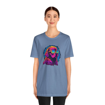 Stellar Rescuer: St. Bernard in Cosmic Frames T-Shirt
