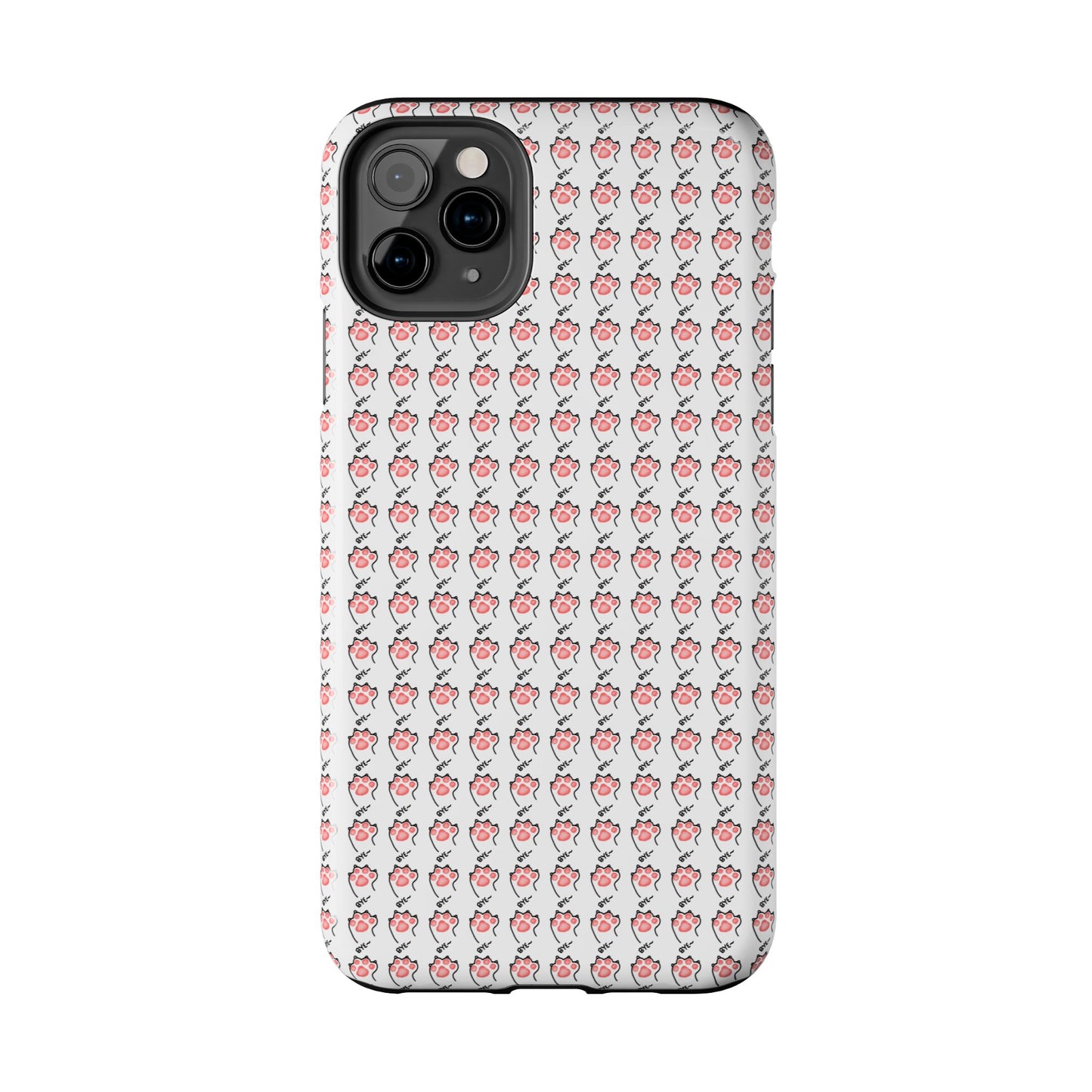 Cute Cat Paw Waving Bye Tough Phone Case