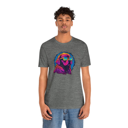 Stellar Rescuer: St. Bernard in Cosmic Frames T-Shirt