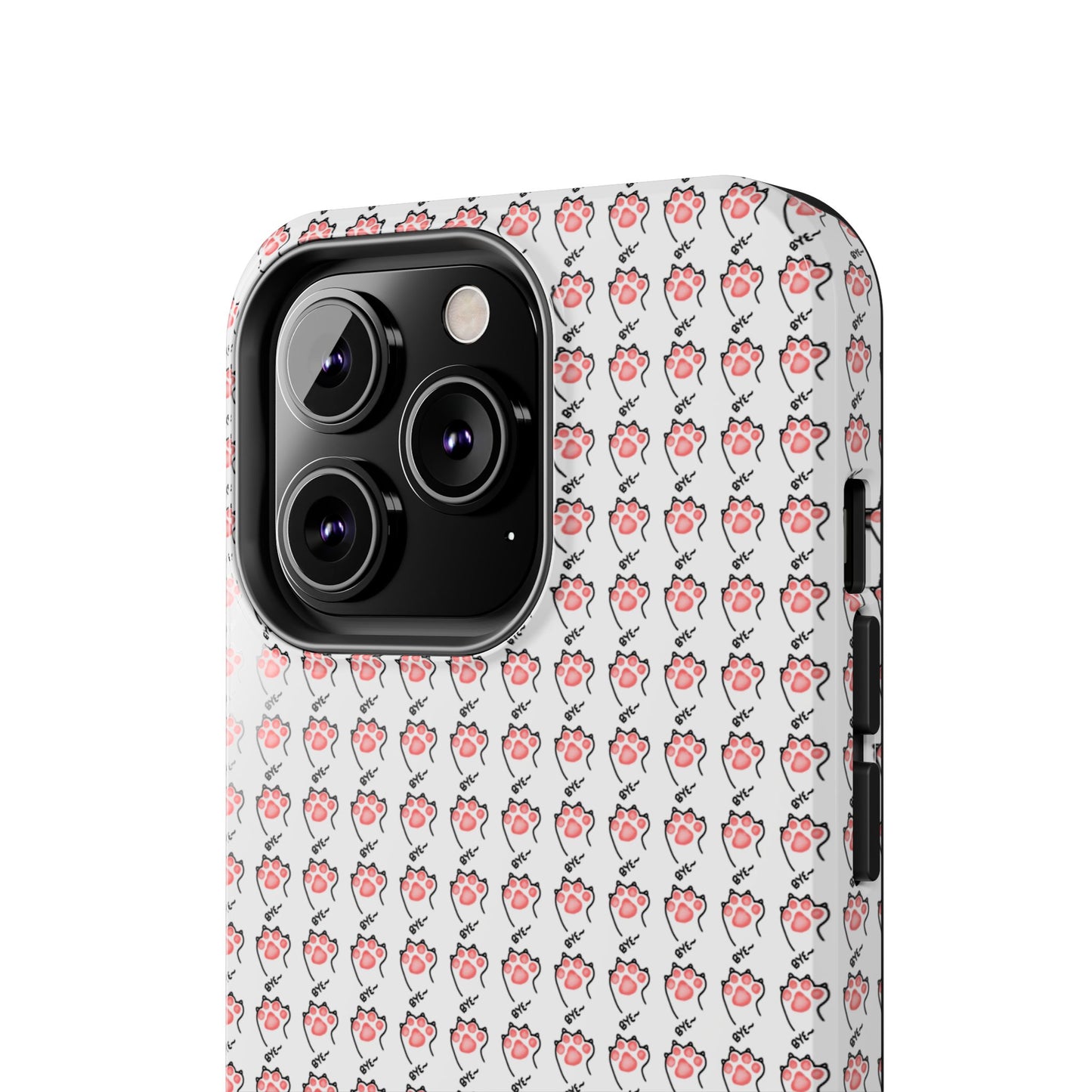 Cute Cat Paw Waving Bye Tough Phone Case