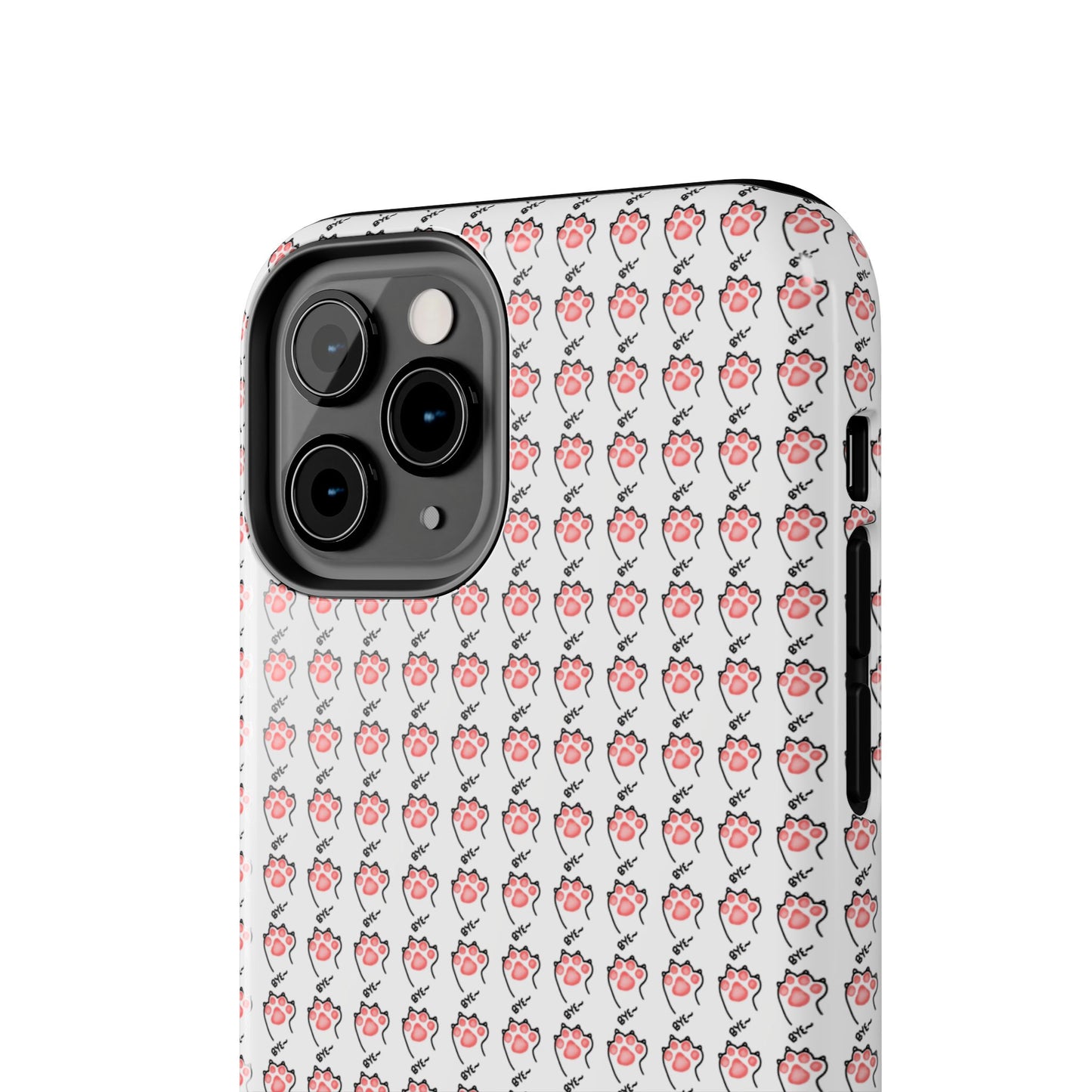 Cute Cat Paw Waving Bye Tough Phone Case