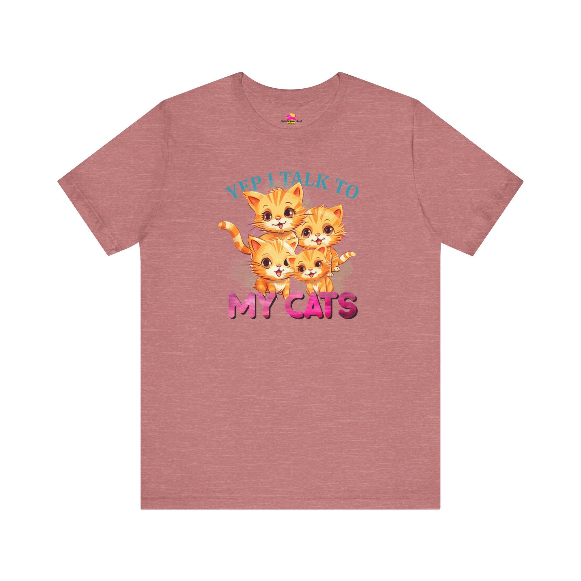 Yep, I Talk to My Cats T-Shirt alternate product view 1