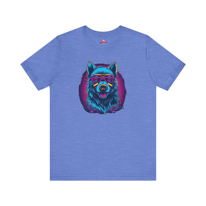 Wisdom in the Cosmos: Celestial Vision of the Cosmic Wolf T-Shirt