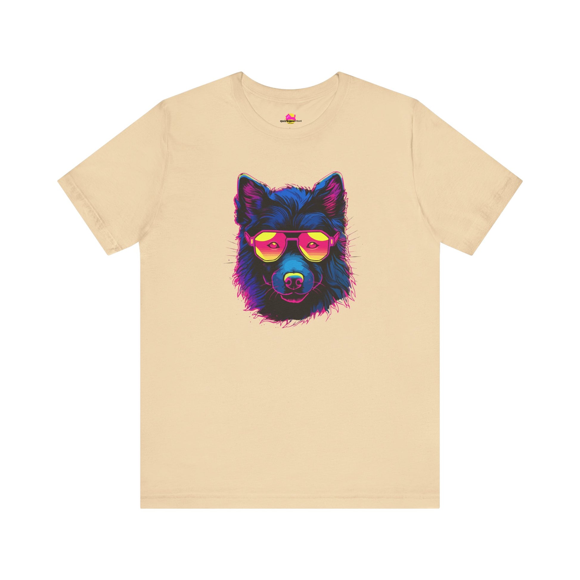 Cosmic Canine Agent Spy Dog on the City Horizon T-Shirt alternate product view 5