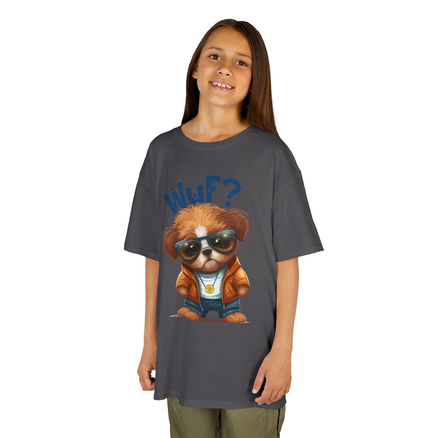 Kids Heavy Cotton™ Tee Wuf?
