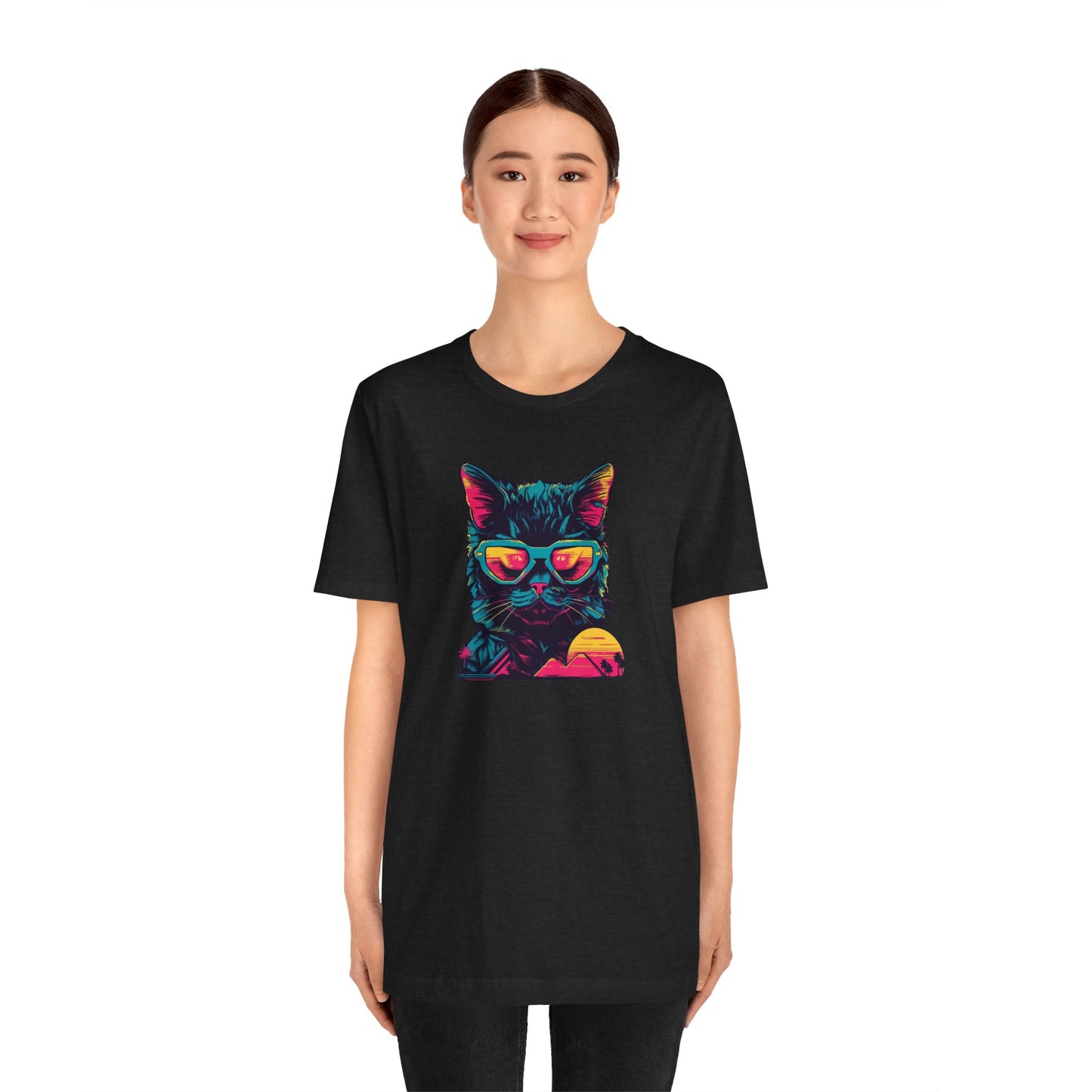 Feline Pharaoh: Shades of Cool in the Desert Sun T-Shirt