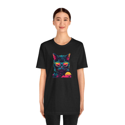 Feline Pharaoh: Shades of Cool in the Desert Sun T-Shirt