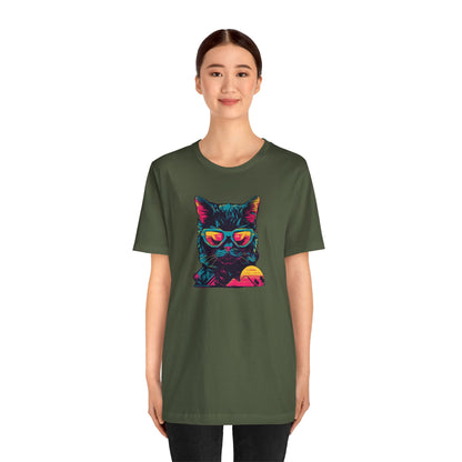 Feline Pharaoh: Shades of Cool in the Desert Sun T-Shirt