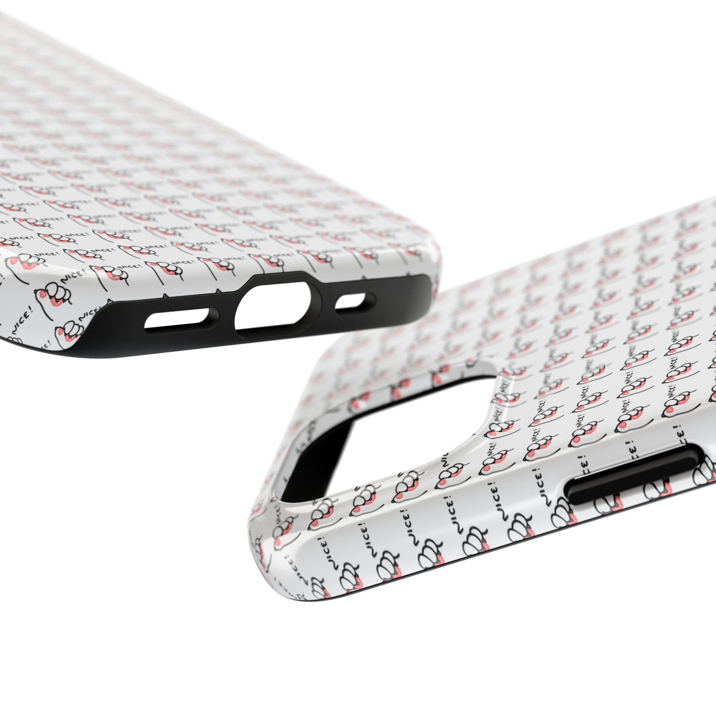 Cute Cats Paw Thumbs Up Nice! Tough Phone Cases