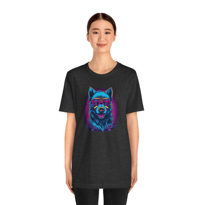 Wisdom in the Cosmos: Celestial Vision of the Cosmic Wolf T-Shirt
