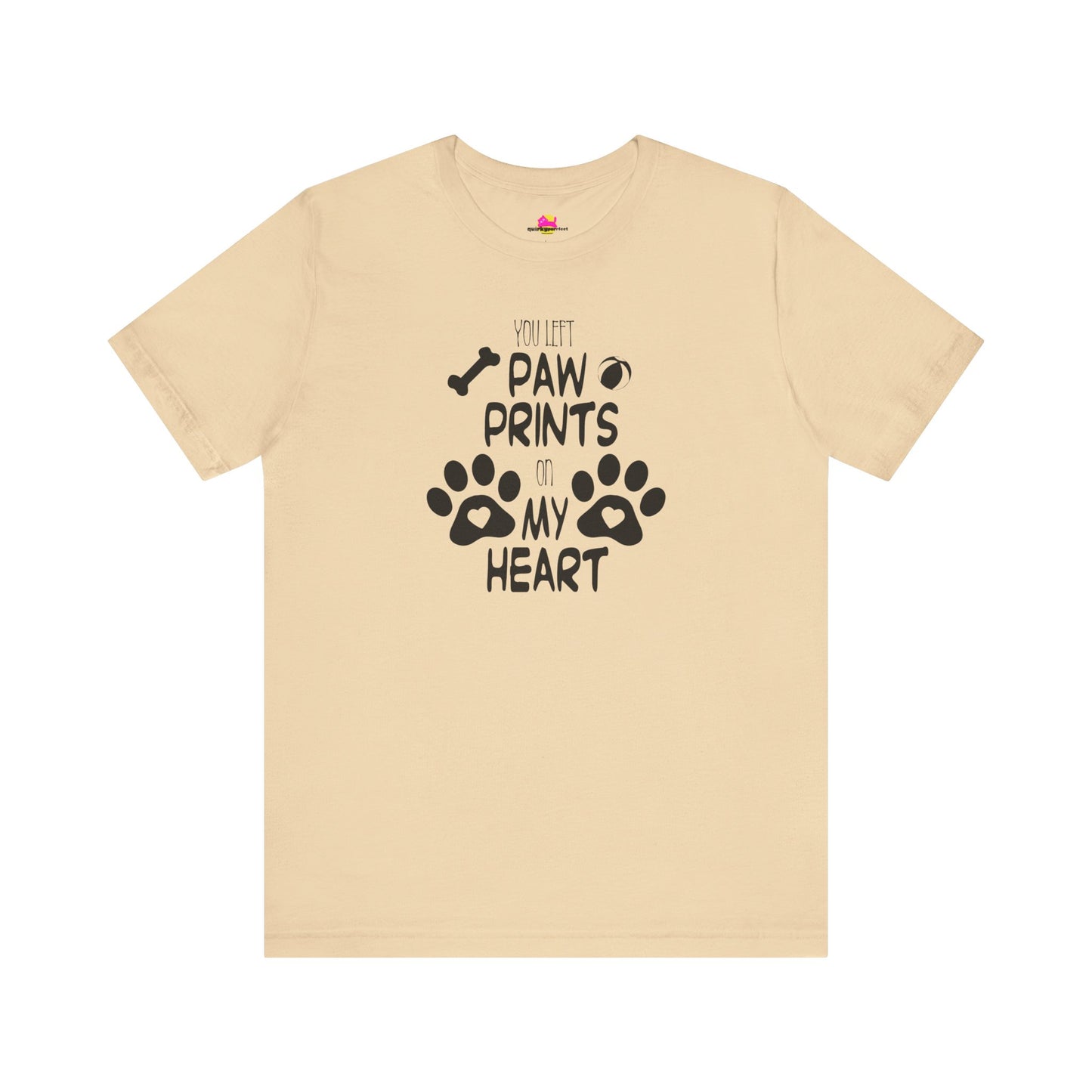 You Left Paw Prints On My Heart T-Shirt