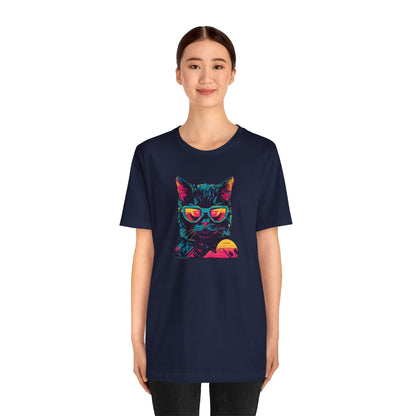 Feline Pharaoh: Shades of Cool in the Desert Sun T-Shirt