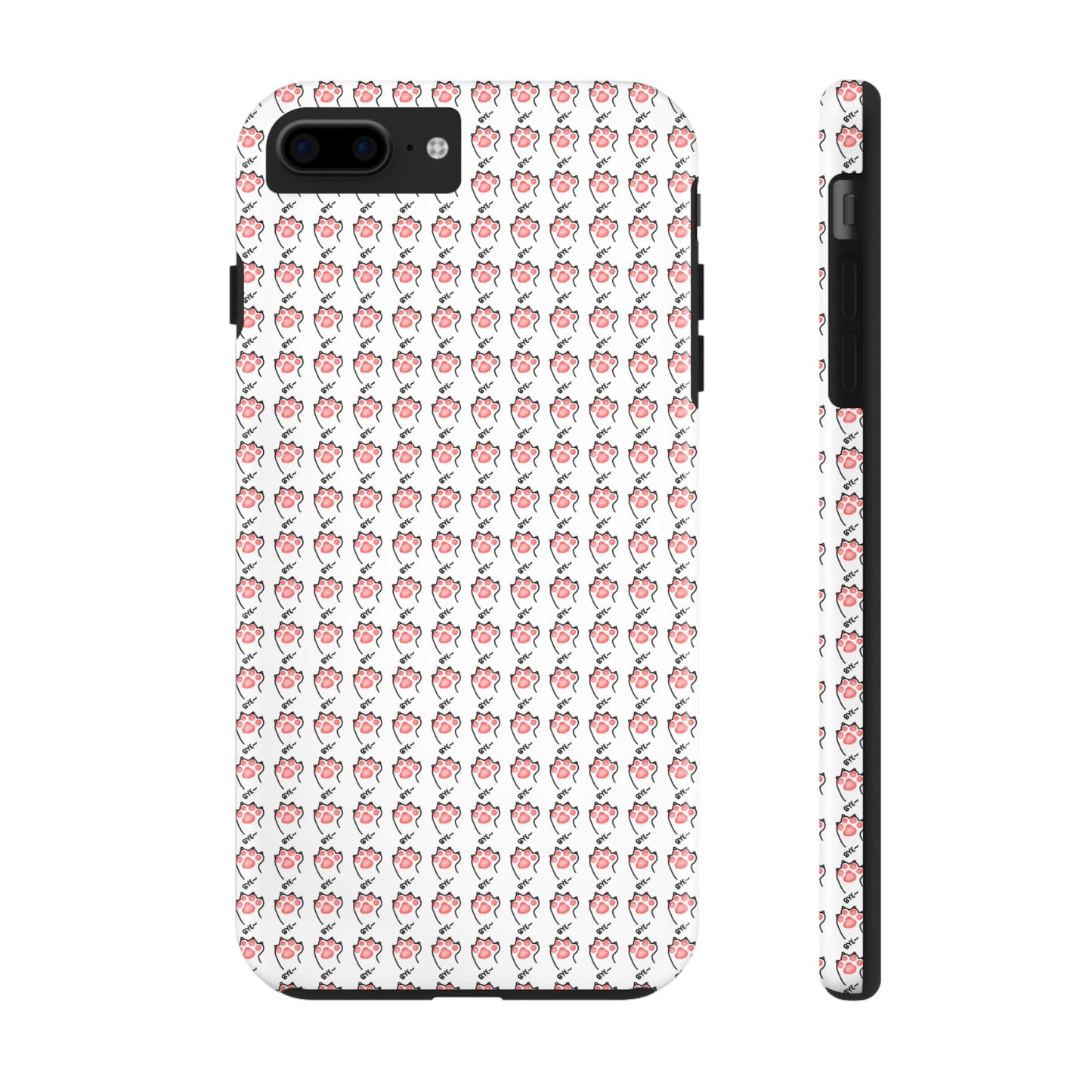 Cute Cat Paw Waving Bye Tough Phone Case