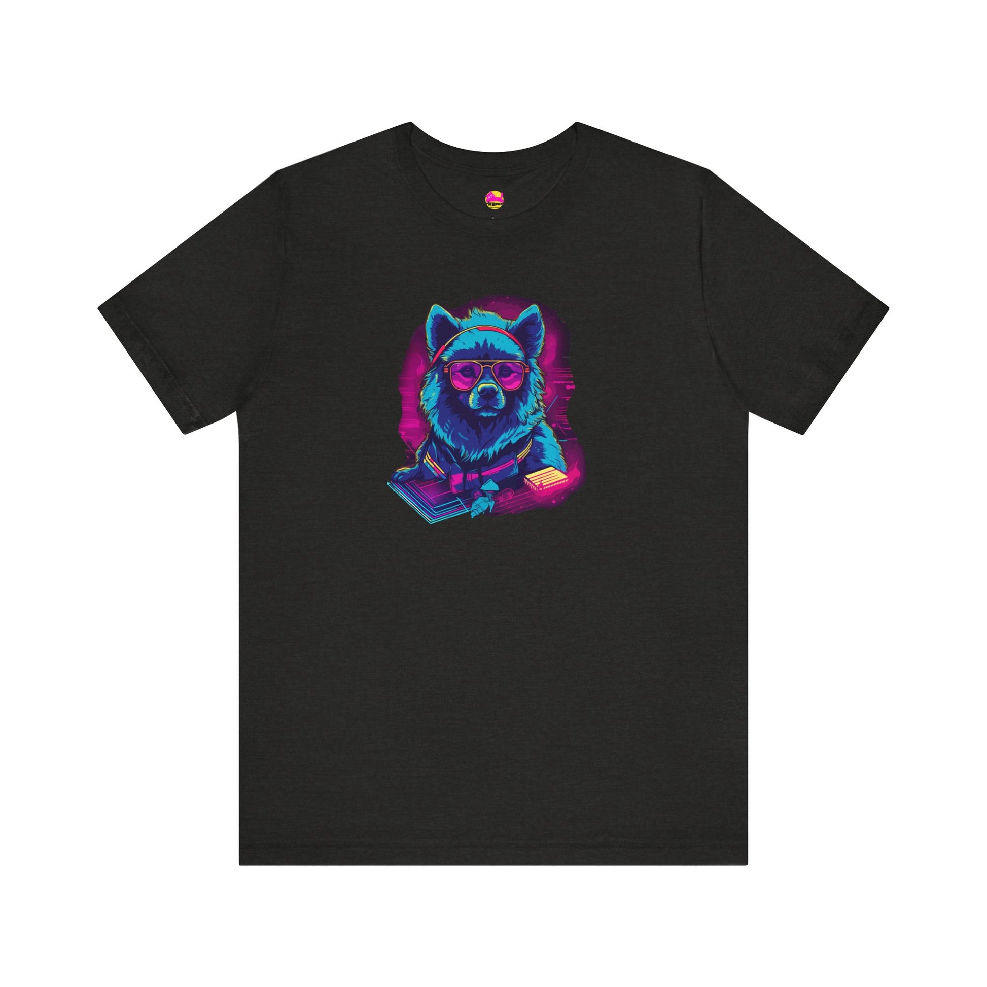 Paws and Playwaves Stylish Canine Radio Chic T-shirt alternate product view 3