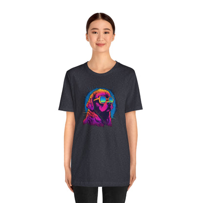 Stellar Rescuer: St. Bernard in Cosmic Frames T-Shirt